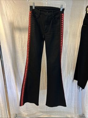 MOTHER the doozy jeans in Up In Flames size 24